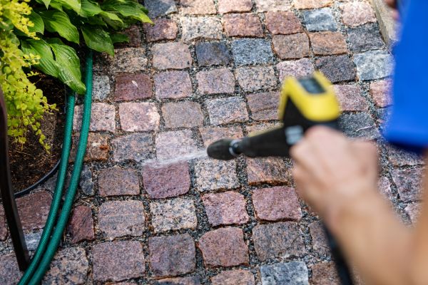 Paver Sidewalk Cleaning in Fort Myers
