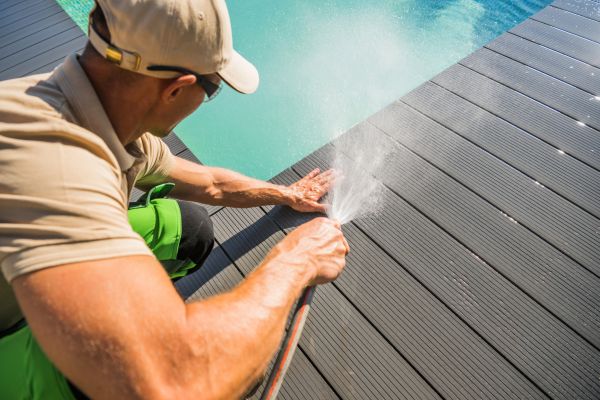 Pool Area Power Washing in Fort Myers